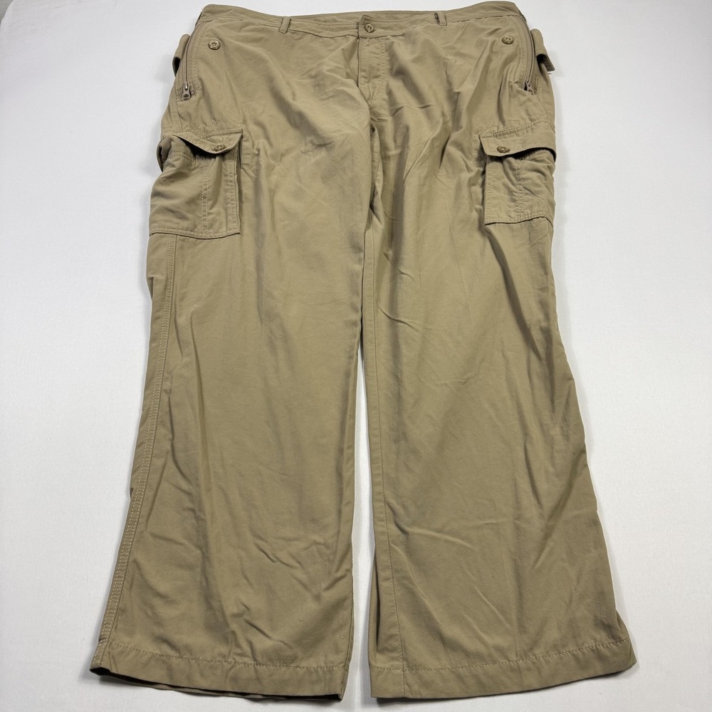 Clothing Arts Pants Mens 42 Khaki P Cubed Pick Pocket Proof Nylon Cargo‎ Travel